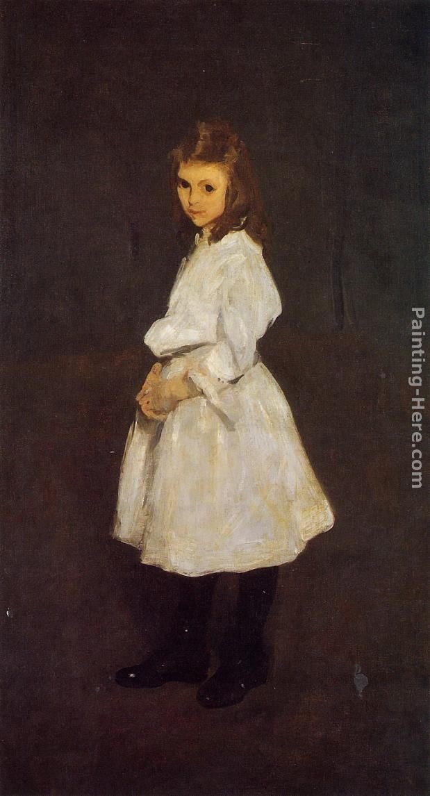George Wesley Bellows Little Girl in White